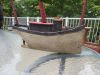 Bateau à vapeur.